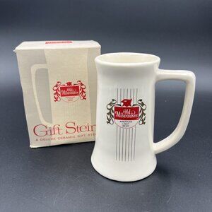 Old Milwaukee Beer Gift Stein Mug Vintage Beer Glass Retro w/ Box